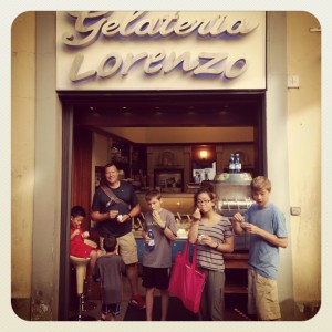 First location for gelato taste test!