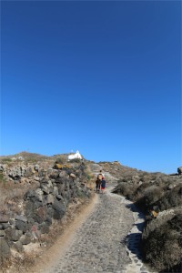 Wescott teaching Greek mythology on the trail with Tuck & Jones