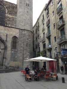 Every piazza in Barcelona has a restaurant taking advantage of the outdoor space