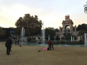 This park in Barcelona was super fancy!